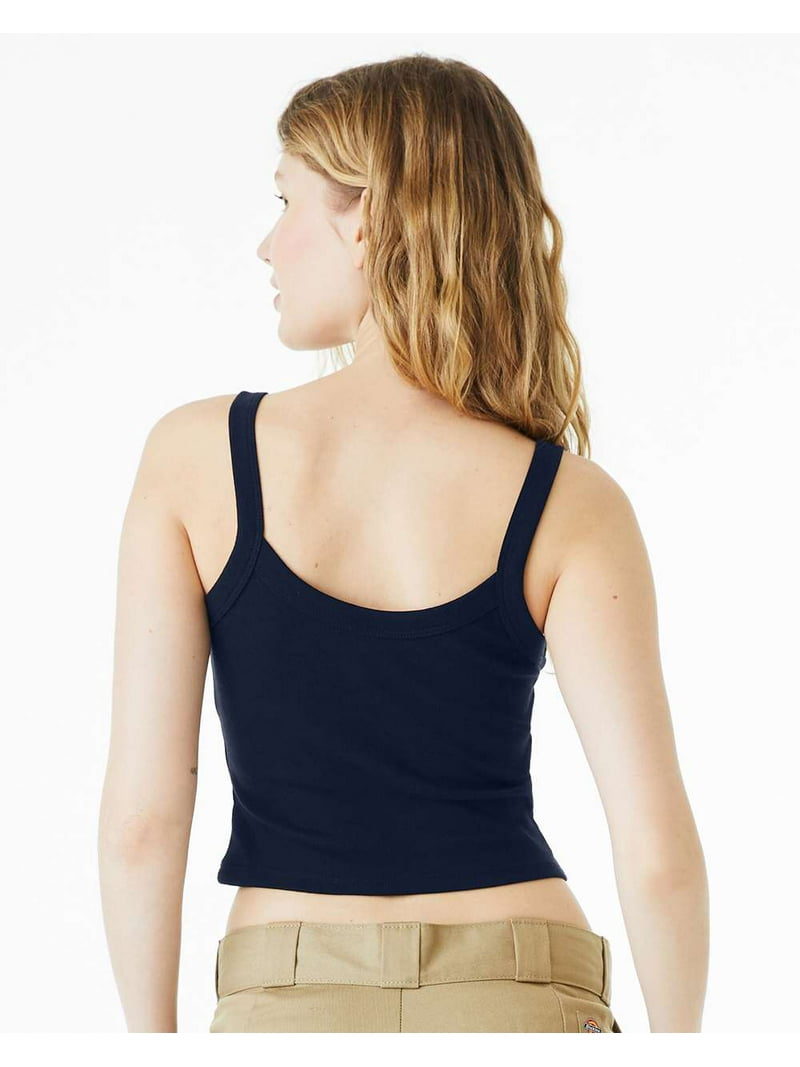 Bella & Canvas B04706656 Women Micro Rib Spaghetti Strap