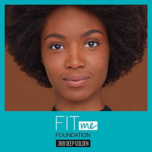 Maybelline Fit Me Matte + Poreless Liquid Foundation Makeup, Deep Golden, 1 fl; oz; Oil-Free Foundation