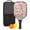 Black-2, variant on Pickleball Paddles Set Of 1, Fiberglass Surface, Spring Flowers Floral Print, 1 Paddle, 2 Balls & Bag
