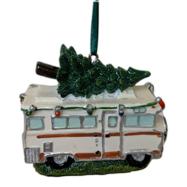 Camper Christmas Tree Ornament 