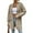 Khaki, variant on OGLCCG Women's Fall Open Front Cardigan Long Sleeve Chunky Knit Striped Cardigan Sweaters Loose Fit Winter Warm Thick Sweaters Coat with Pockets,S,White