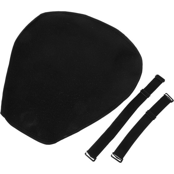 NUOLUX 1Set Waterproof Gel Pad for Motorcycle Seat Non Slip Cover with Heat Insulation 14.96X14.37X0.79in