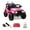 Pink, variant on Lohoms 12V Kids Ride on Truck, Electric Battery Powered Kids Ride on Car Toy Vehicle Jeep MP3 with Remote Control 3 Speeds, Pink