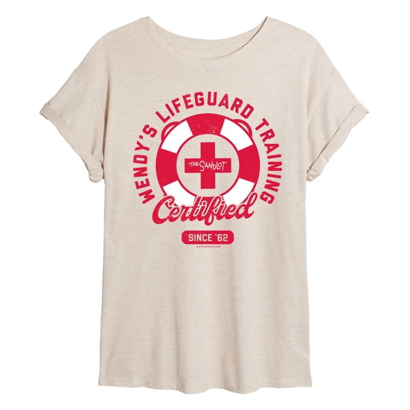 The Sandlot - Wendys Lifeguard Training - Women's Oversized Graphic T-Shirt