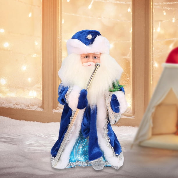 Juguete eléctrico de Papá Noel 30cm con música para bailar BLESIY