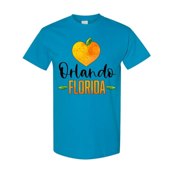 Inktastic Orlando Florida Orange in Heart T-Shirt