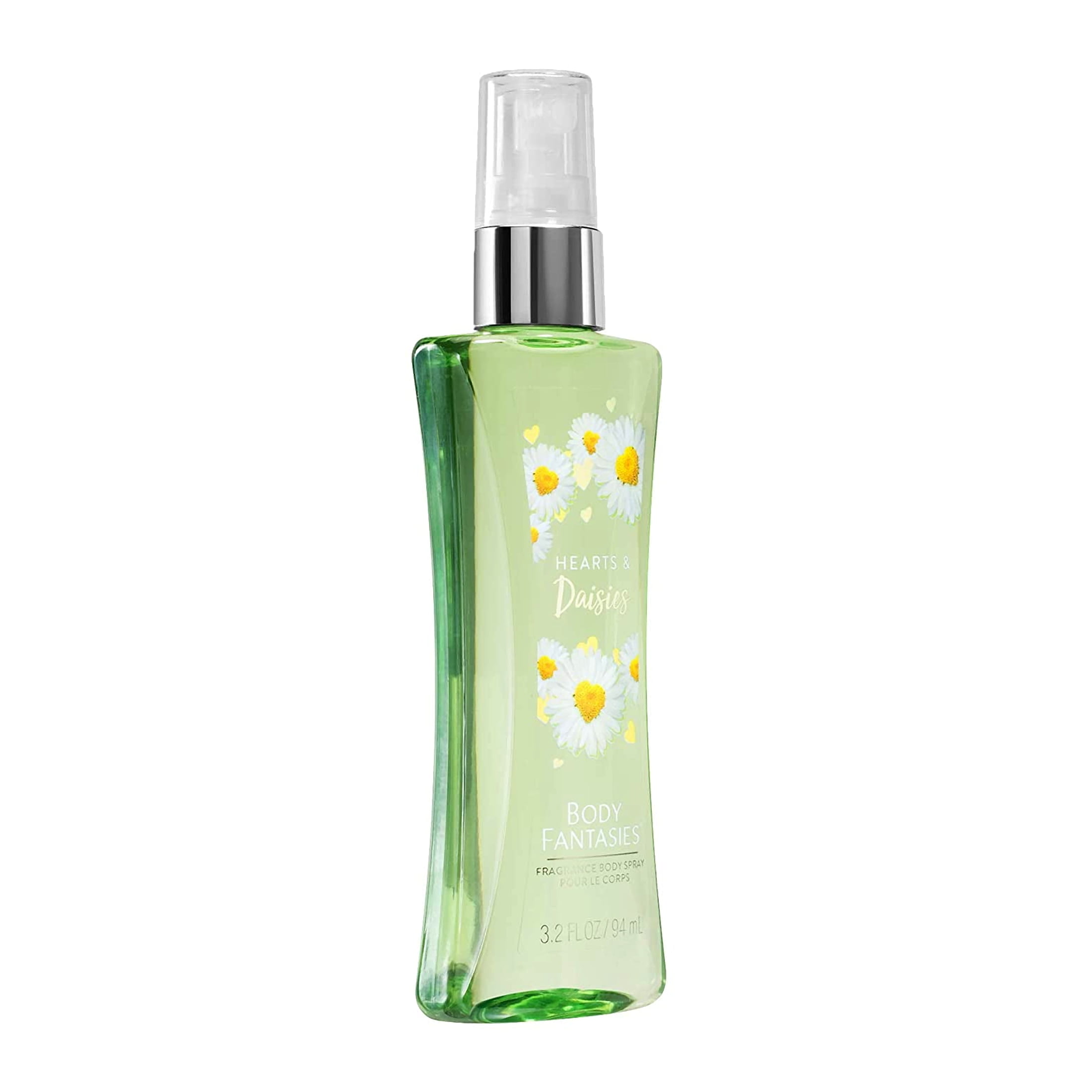 Body Fantasies Signature Hearts & Daisies Unisex Body Spray, 3.2 Oz