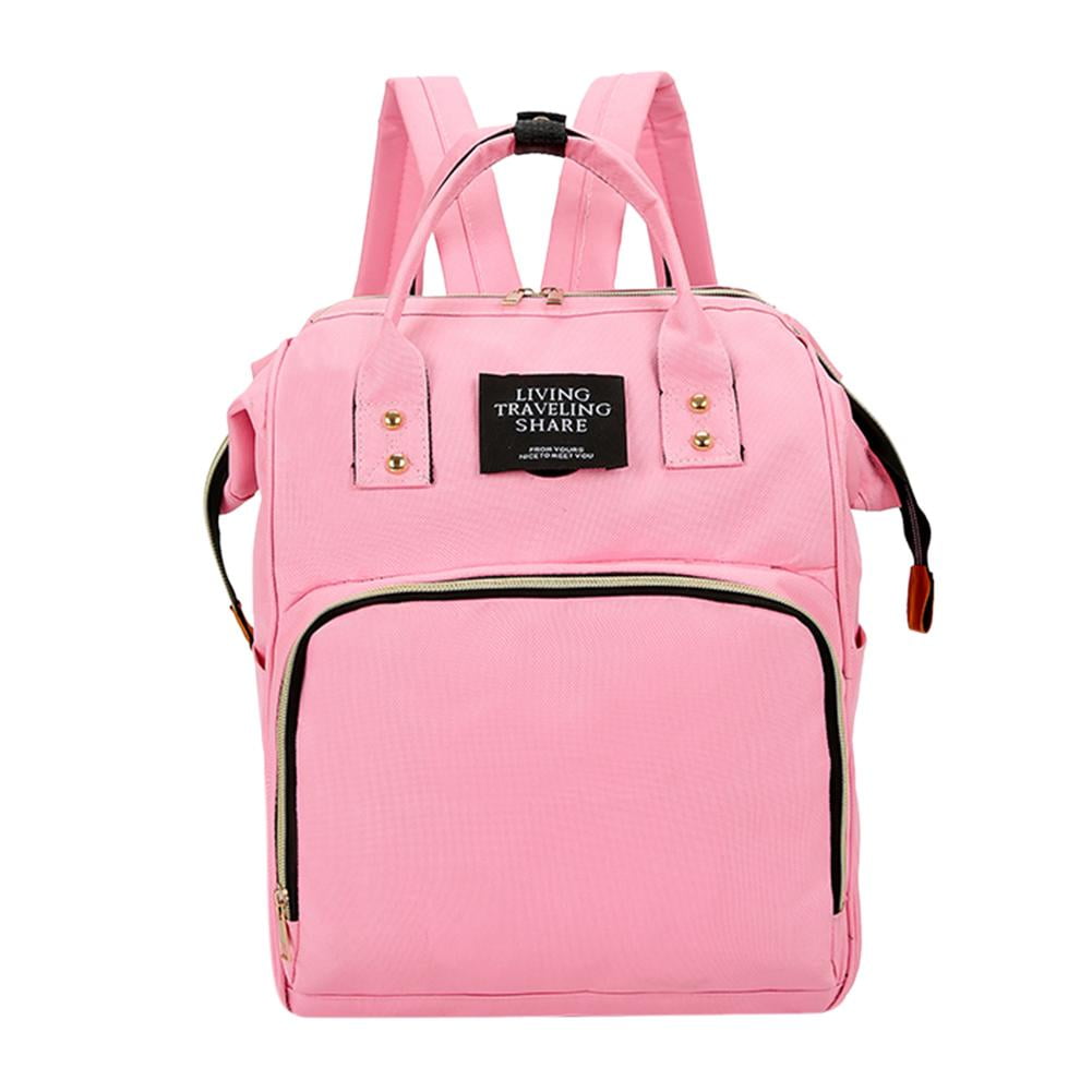pink baby backpack