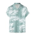 thumbnail image 4 of Mens Hawaiian Shirt Short Sleeve Button Down Shirts Tropical Floral Summer Beach Shirts,S-3XL, 4 of 7