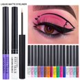 thumbnail image 2 of Delineador Líquido Impermeable Pluma Color Sombra De Ojos 12 Colores Secado Rápido De Larga Duración Sin Manchas Mate Azul Blanco Rosa Neón Suave Maquillaje Cosméticos, 2 of 4
