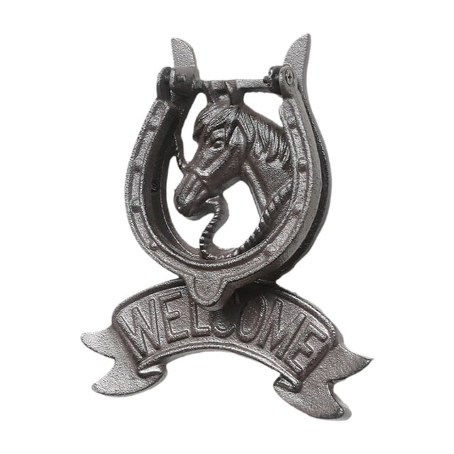de Puerta con Forma de Cabeza de Caballo, para Puerta de Entrada, Resistente, para Puertas Exteriores, Decoración Del Hogar, Fácil de Instalar,