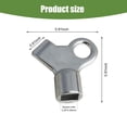 thumbnail image 2 of MODANU Radiator Keys for Bleeding Old Home Radiator, Radiator Bleeding Air Valve Key, Radiator Bleeder Key (20Pcs, Silver), 2 of 6