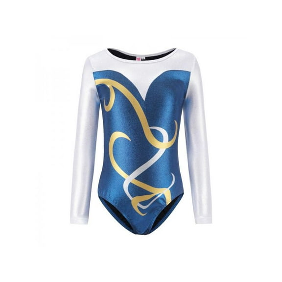 Girls Long Sleeve Dance Leotards Kids Ballet Suits