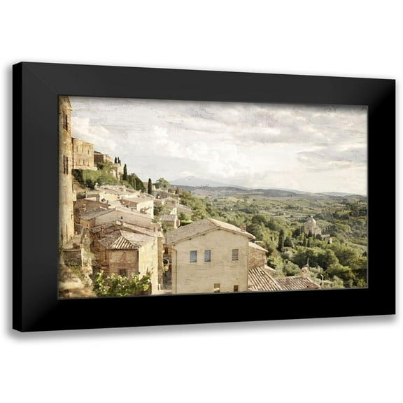Allen, Kimberly 14x11 Black Modern Framed Museum Art Print Titled - Tuscan Hillside
