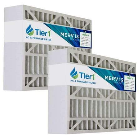 

Tier1 16x25x5 Merv 13 Replacement for Honeywell FC100A1029 AC Furnace Filter 2 Pack