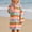 Multicolor, variant on FAOWME Toddler Kids Girls Hooded Cover Ups Long Sleeve Zipper Striped Print Sun Protection Comfortable Stylish Cover Ups Swimsuit For Beach Pool,Multicolour,2-3 Years
