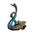 thumbnail image 3 of Soporte para Botellas de Vino BLESIY Escultura de Cisne Azul Decoración, 3 of 8