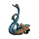 thumbnail image 3 of Adorno para portabotellas de vino con forma de cisne, soporte independiente para una sola botella de vino Azul, 3 of 9