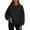 Black, variant on Erwazi Oversized Sweatshirts for Women Crewneck Long Sleeve Pullover Tops Casual Fall Outfits