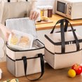thumbnail image 5 of Dmlowu Lunch Bag 8x9" Insulated Lunch Box for Women Lightweight Cooler Lunch Box for Men Durability Lunch Tote Bag for Home Office School Supplies, 5 of 9
