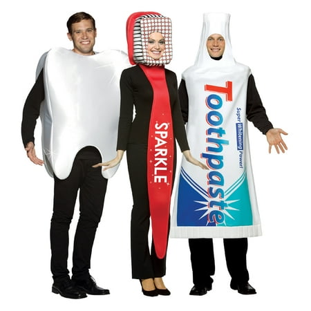 Dental Costume Set - Toothbrush, Toothpaste, Tooth