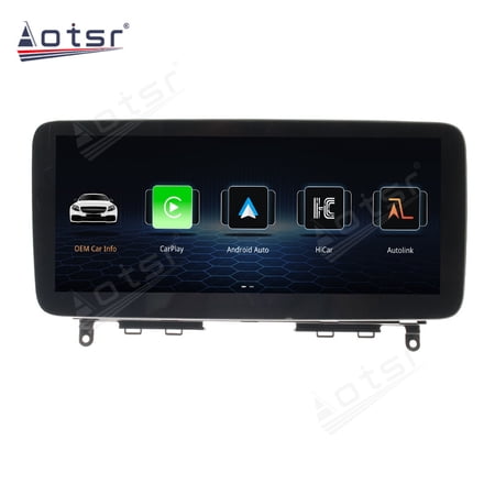 Aotsr Ultra Narrow 10.25 inch 1920 * 720 Car Radio for Benz C Class/W204 2008-2010 Linux CarPlay Multimedia Screen Audio Stereo Upgrade Touch Screen Bluetooth Head Unit
