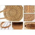 thumbnail image 6 of Beach Bags for Women Straw Bag Vacation Summer Large Foldable Straw Beach Bag Tote Woven Shoulder Purse Handbag Beach Gifts, 6 of 7