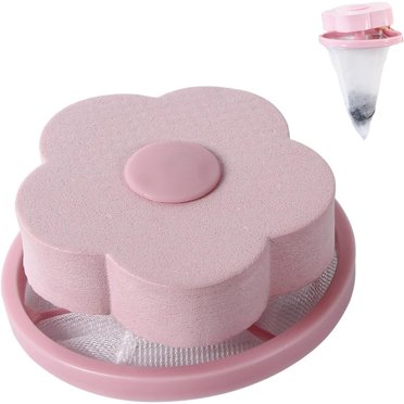 Floating Hair Filtering Mesh Removal, Hair Filter Cleaning Mesh for Laundry Lint Catcher for Washing Machine Wool Device, Household Filter Washer Trap Net Pouch, Reusable Pet Dog Hair Filter