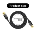 Straight Head USB3.0 Extension Cable Cord Support 5Gbps Data Transfer ...