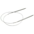 thumbnail image 2 of Entireivity 84CM Professional Stainless Steel Tube Circular Knitting Needles Crochet Needles Size for Sweater Woven - NO.15(Silver), 2 of 8