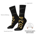 thumbnail image 4 of Logiee Happy New Year 2024 (2) Print Adult Socks for Men & Women,Calf Socks, Ankle Socks,Boots Socks,Breathable Casual Sock,Unisex Crew Socks, 4 of 6