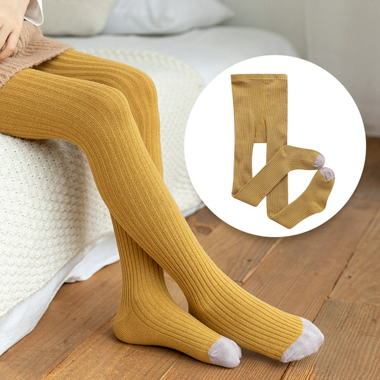 Kiskick Girls Pantyhose Solid Color All Match Autumn Winter Korean Style Knitted  Tights Socks for Daily Wear, Girls' All Match Korean Style Knitted Tights,  Solid Color Pantyhose for Daily Wear 