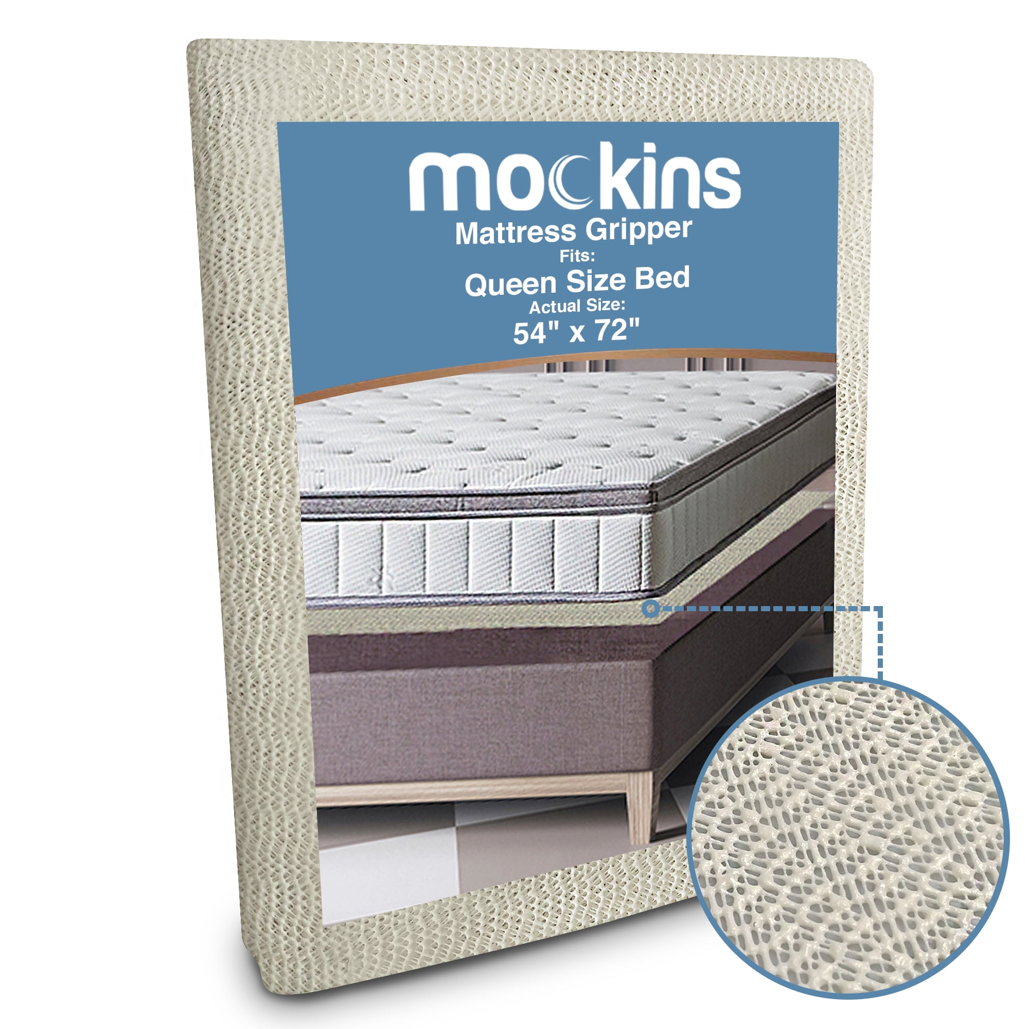 The Original GORILLA GRIP Non-Slip Area Rug Pad & Mattress Gripper Queen: 54 X 72 Made In USA Available in Many Sizes The Original GORILLA GRIP Non-Slip Area Rug Pad & Mattress Gripper Queen: 54 X 72 Made In USA Available in Many Sizes