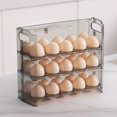 thumbnail image 1 of XWSHYW Almacenamiento y Organización de La Cocina. Organizadores de Huevos, Efectos Secundarios de Los Refrigerantes, Soporosis de Huevos, Varias Capas, Organizadores de Huevos, Cocina y Tapa Automát, 1 of 6