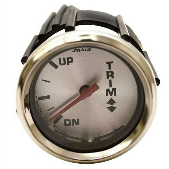 Faria Boat Honda Trim Gauge GBC135A | Lund 2 Inch Spun Silver