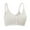 Gray, variant on Amvlyk Sports Bra for Women No Underwire Front Closure Bra Comfort Push Up Wide Shoulder Strap Snap Closing Bra Seamless Soft Full Coverage Bra for Everyday Running Walking Yoga Work
