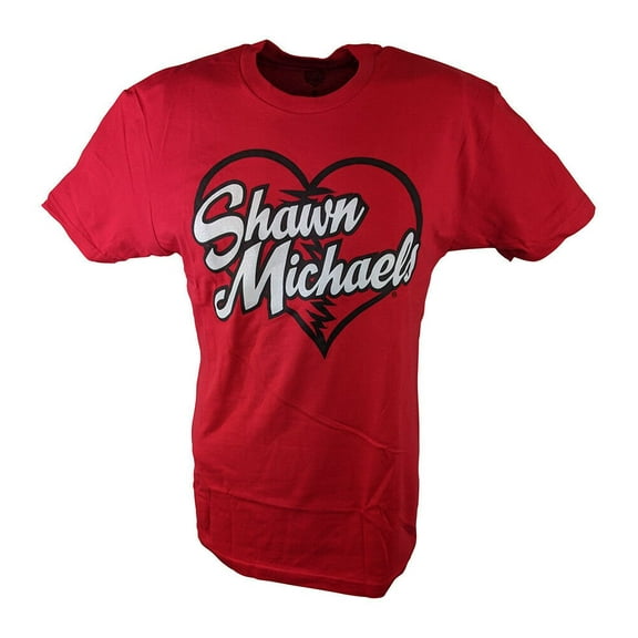 Shawn Michaels Heartbreak Kid HBK Mens Red T-shirt 3XL