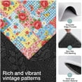 thumbnail image 3 of Pioneer Flower Floral Print Pattern Kitchen Rugs Sets Of 3,Kitchen Runner Rugs Non Skid Washable,Decorative Kitchen Floor Mats for Kitchen,Sink,Laundry,17X30 Inch + 17X47 Inch + 17X59 Inch, 3 of 6