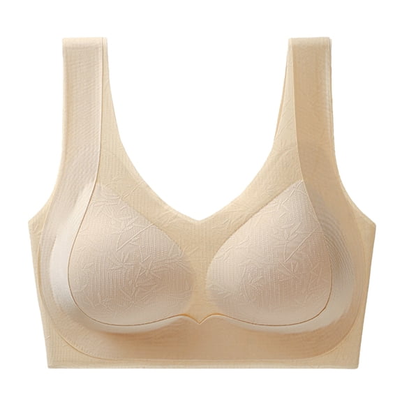 QASIEATN Seamless Bras for Women Wireless Supportive Full Coverage Brassiere for Small Breast Women's Underwear