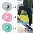 thumbnail image 4 of S SERENABLE 4 Pcs Roues de Planche à Roulettes 78A Pièces d'Entretien pour Longboard Cruiser 70x51mm Vert, 4 of 9