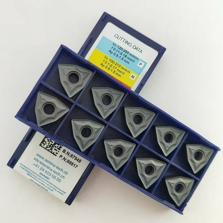 

10pc WNMG080408-NN LT10 carbide inserts WNMG432 milling cutter Lathe alloy blade