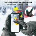 thumbnail image 5 of ABXMAS Heated Gloves, Heated Gloves for Men and Women, Waterproof Touch Screen Rechargeable Heated Gloves with Two 7.4V 3200mAh Batteries for Winter Outdoor Cycling Skiing Work, L, 5 of 6