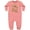 Mauve, variant on Western Style Boy Boots Baby Fleece Romper