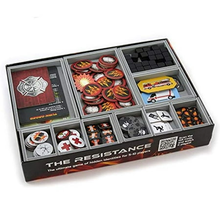 Folded Space Flash Point and Expansions Board Game Box Inserts