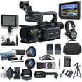 thumbnail image 5 of Videocámara compacta Full HD Canon XA15 con SDI, HDMI y paquete Filmmaker de salida compuesta. Con batería adicional, estuche, luz LED, monitor externo, micrófono, auriculares, trípode y más Canon 2217C002, 5 of 5