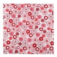 thumbnail image 4 of Square Patchwork, Red Flower Patchwork, Fabric Bundle 7pcs Pre-cut Bulletin Board Backdrops Decorations Making Costumes Cutting Into Shapes For Diy Sewing, 4 of 8