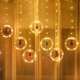 thumbnail image 1 of Luces de cadena de Cortina de Ventana de Navidad ACTIVE 3M x 0.5m decoración LED, 1 of 5