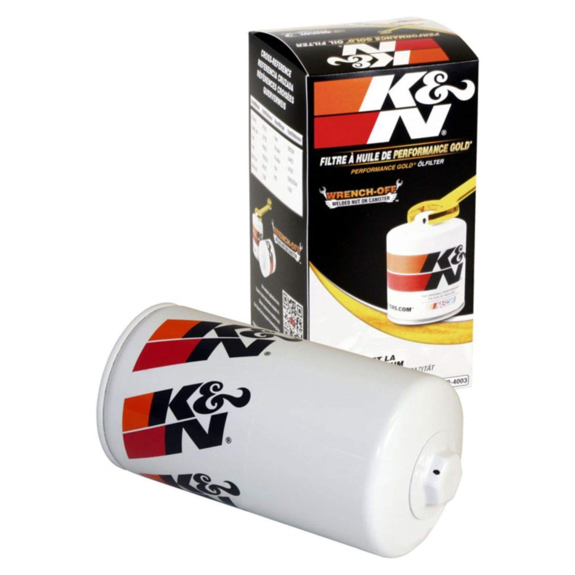 Filtre à Huile K&N HP-7013 - Haute Performance Pour Ford Mondeo, Mazda 3, Mazda 6 - Diamètre 72 Mm, Hauteur 62 Mm - 4