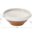 thumbnail image 5 of Creative Co-Op Stoneware Baking Bowl w Reactive Glaze, White, 5 of 5