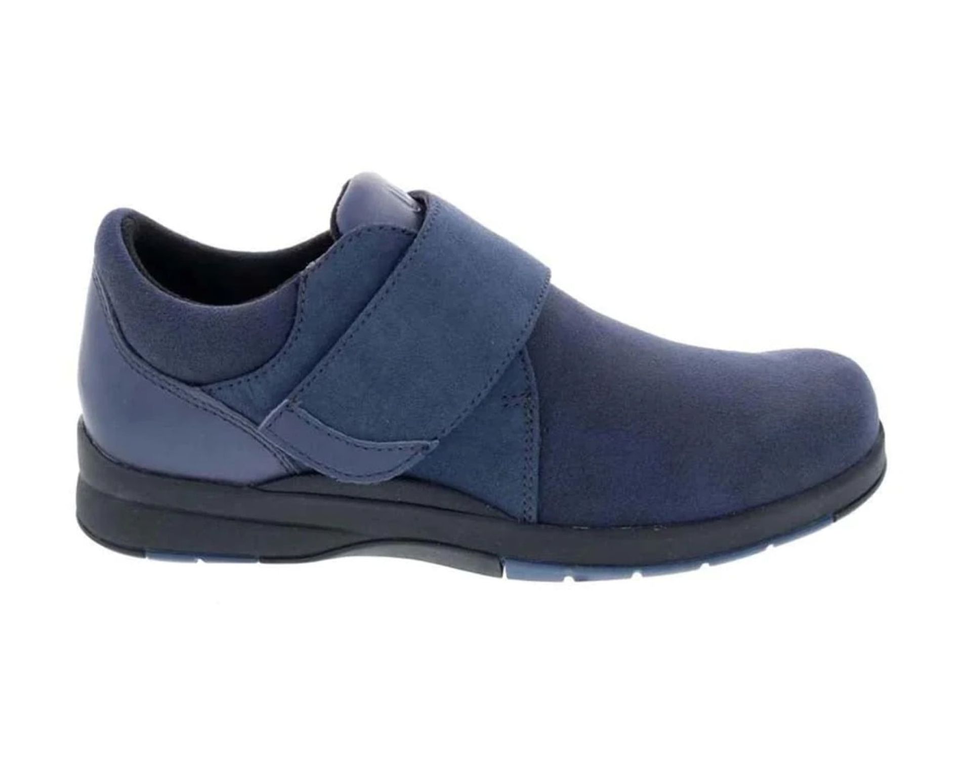 DREW MOONWALK WOMEN CASUAL SHOE IN NAVY STRETCH LEATHER - image 4 of 4